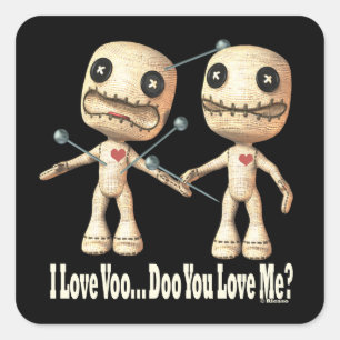 VooDoo Dolls Square Sticker