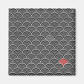 Voodoo Fan red Magnet