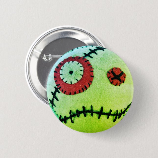 Voodoo Gang Green 6 Cm Round Badge (Front & Back)