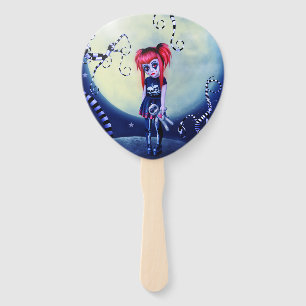Voodoo Halloween Hand Fan