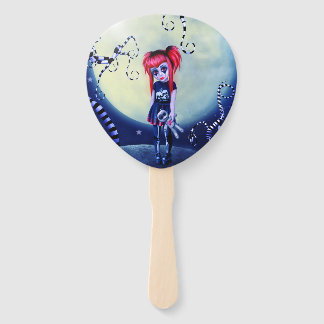Voodoo Halloween Hand Fan