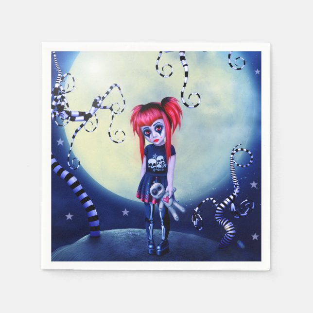 Voodoo Halloween Napkin (Front)