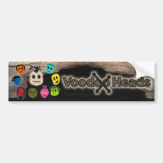 Voodoo Heads ~ Cave Bumper Sticker