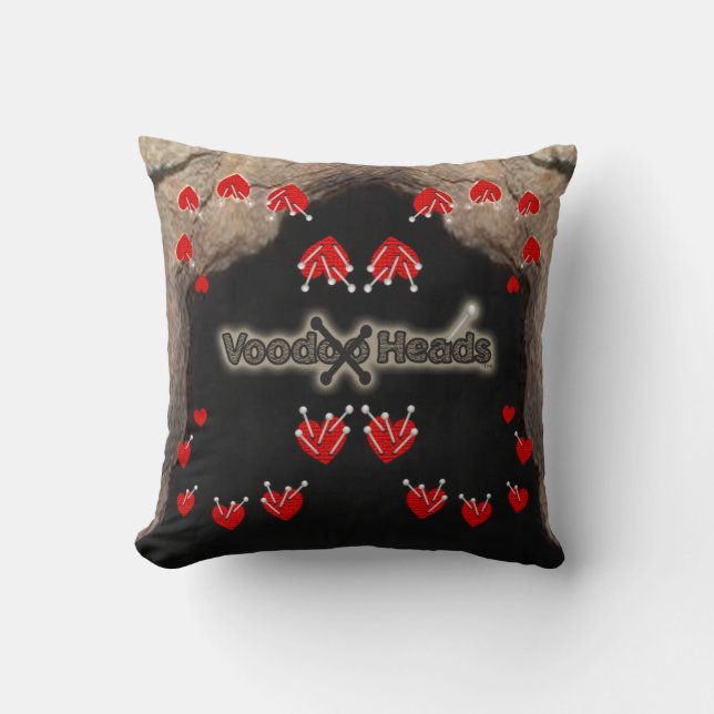 Voodoo Heads ~ Cave Cushion (Front)
