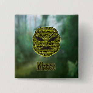 Voodoo Heads ~ Swamp 15 Cm Square Badge