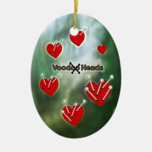 Voodoo Heads ~ Swamp Ceramic Tree Decoration