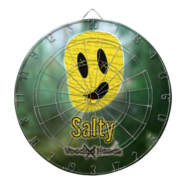 Voodoo Heads ~ Swamp Dartboard (Front)