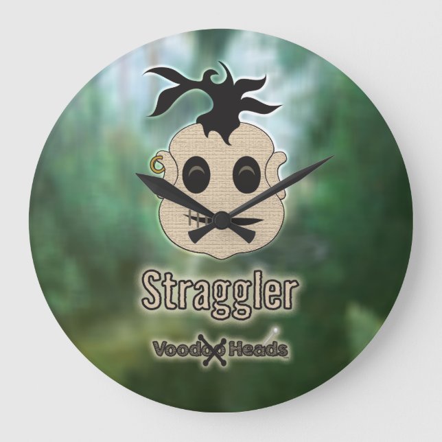 Voodoo Heads ~ Swamp Large Clock (Front)