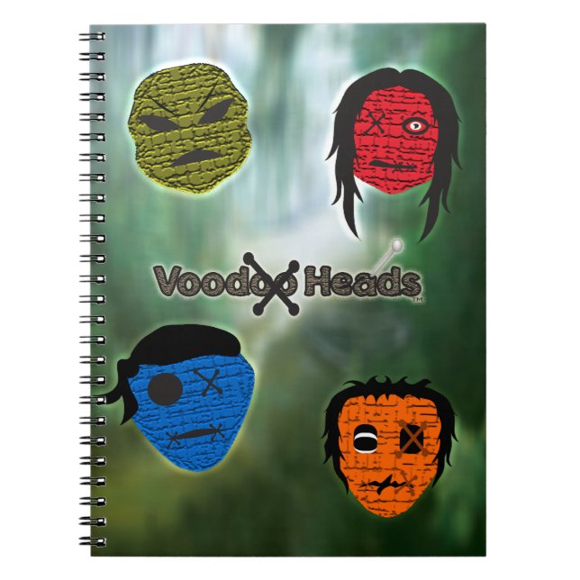 Voodoo Heads ~ Swamp Notebook (Front)