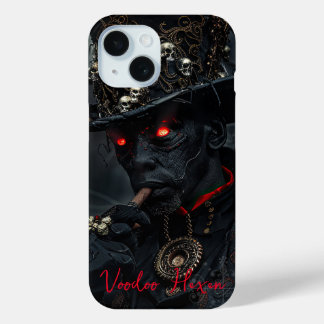 Voodoo Hexen - The Dark Priest iPhone 15 Case