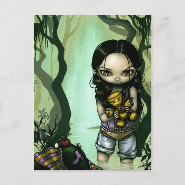 "Voodoo in the Bayou" Postcard (Front)