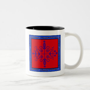 VooDoo Magik - Papa Legba Two-Tone Coffee Mug