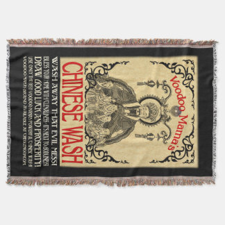 Voodoo Mama's Chinese Wash Throw Blanket