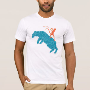 Voodoo Monkey vs Big Blue Bear T-Shirt