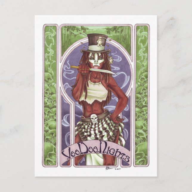 VooDoo Nights postcard (Front)