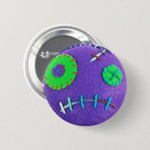 Voodoo Purple 6 Cm Round Badge