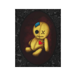 Voodoo Doll Art Wall Decor Zazzle Co Uk