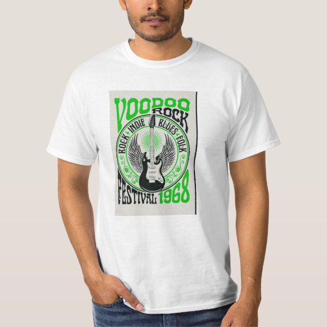 Voodoo rock festival 1968 t-shirt  (Front)