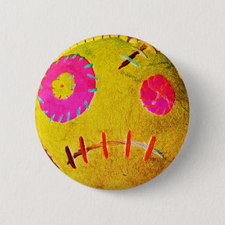 Voodoo Rotten Yellow 6 Cm Round Badge