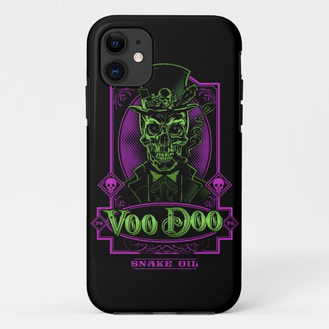 VooDoo Snake Oil Skeleton Case-Mate iPhone Case (Back)