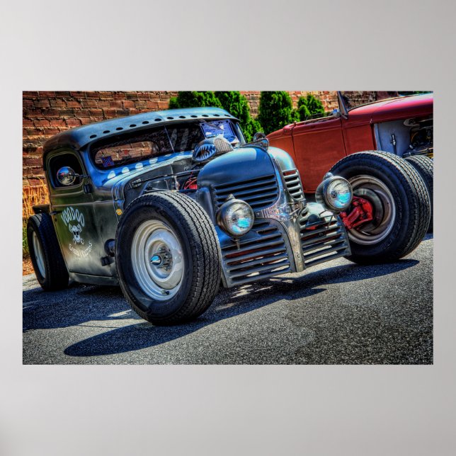 Voodoo Speed & Kustoms Dodge Poster (Front)