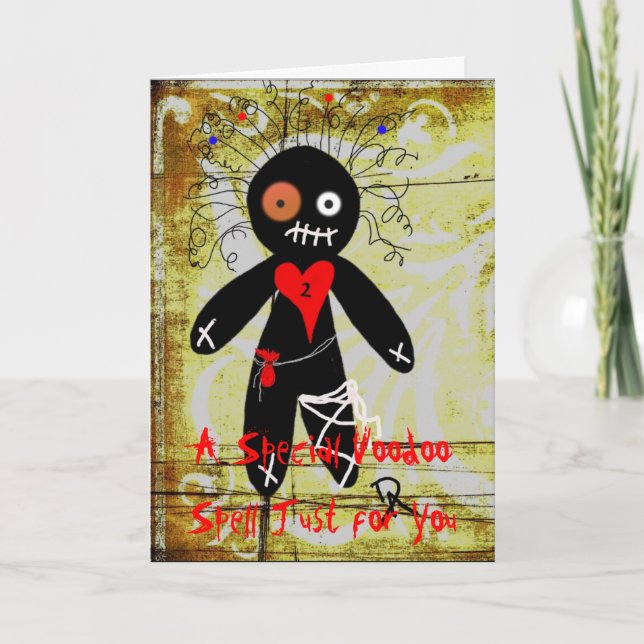 Voodoo Spell Card (Front)