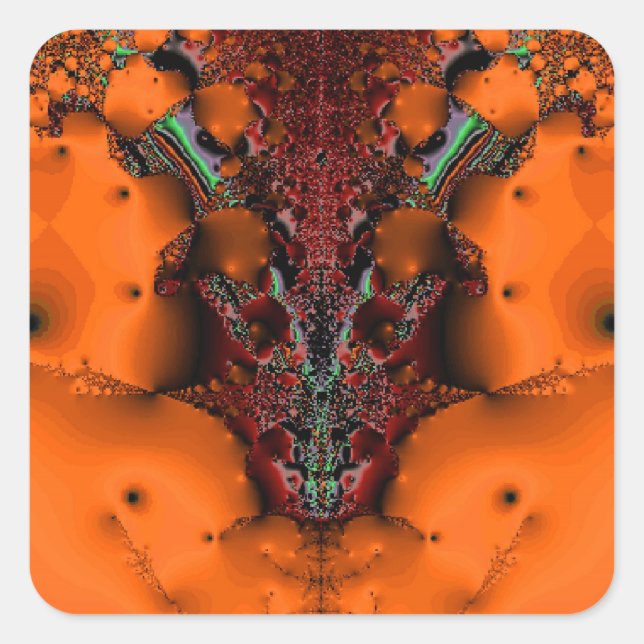 Voodoo Spirit Square Sticker (Front)