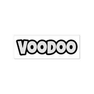 Voodoo Token Custom 2.15" x 0.78" Stamp