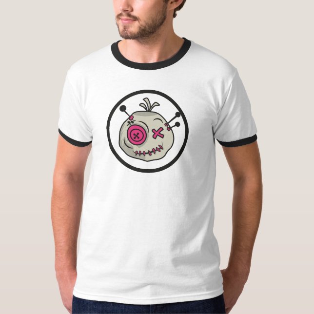 Voodoo Token Men's Basic Ringer T-Shirt (Front)