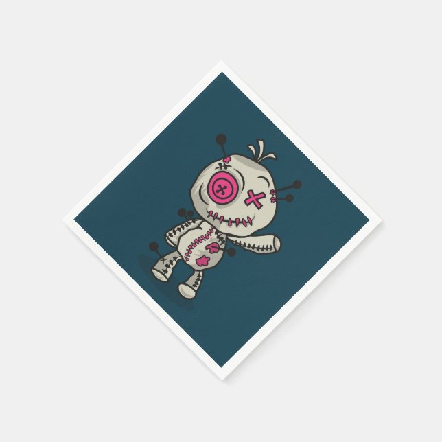 Voodoo Token Paper Napkins Standard Cocktail (Corner)