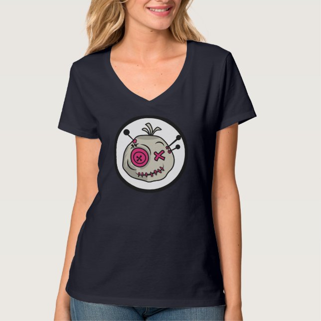 Voodoo Token Women's Basic V-Neck T-Shirt (Front)