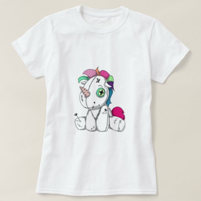 Voodoo Unicorn T-Shirt (Design Front)