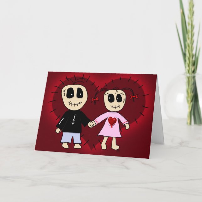 'Voodoo Valentine' Card (Front)