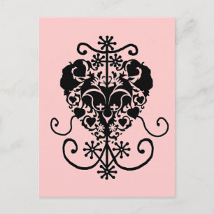 Voodoo Vévé for Erzulie Freda Postcard