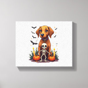 Voodoo Vizsla Dog Canvas Print