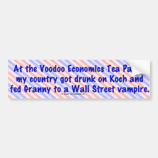 VoodooTeaVampire Bumper Sticker