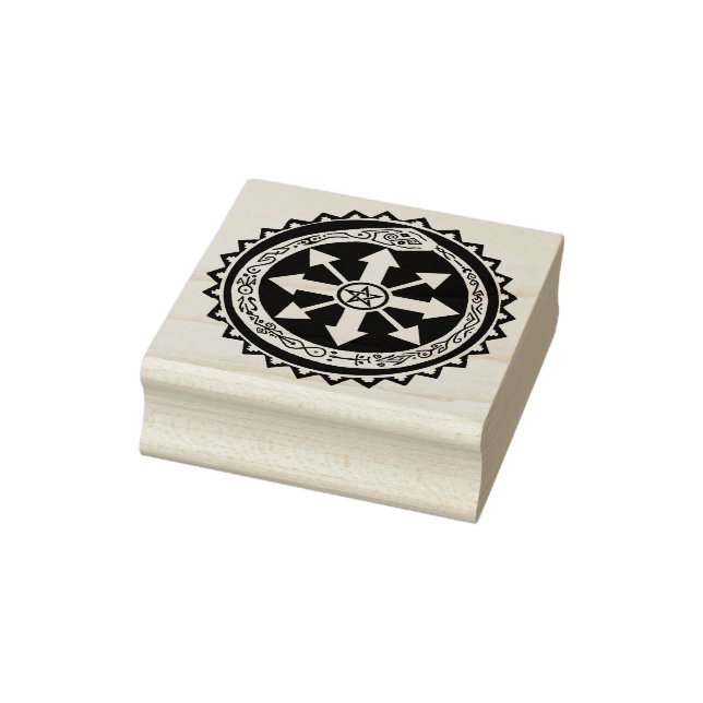 VooDou Chaos Symbol Orobourus Rubber Stamp (Stamp)