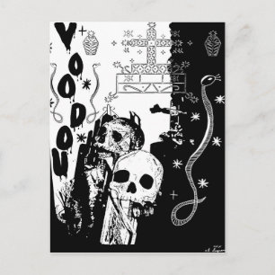 voodou postcard