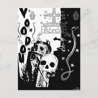 voodou postcard