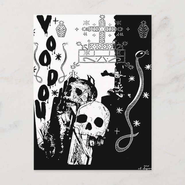voodou postcard (Front)