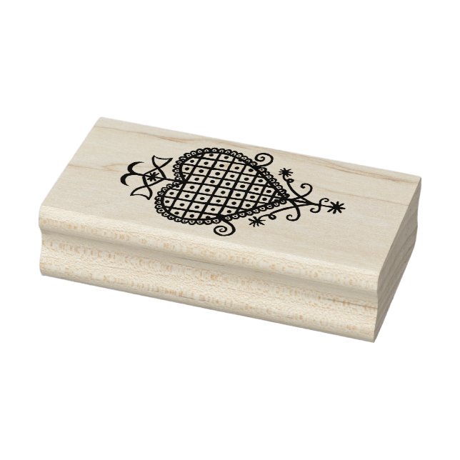 VooDou Veve "Love Heart" Rubber Stamp (Stamp)
