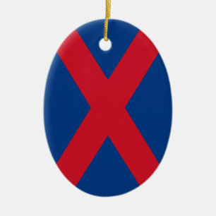 Voortrekker Flag Ceramic Tree Decoration
