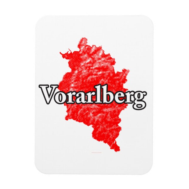 Vorarlberg Magnet (Vertical)