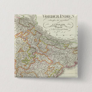Vorder Indien South Asia 15 Cm Square Badge