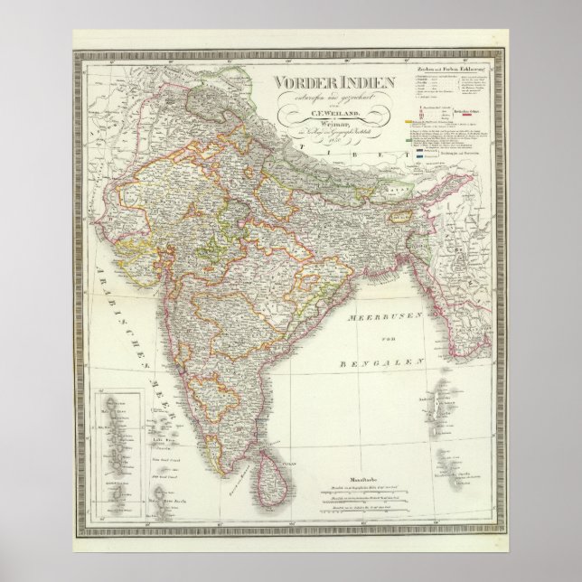 Vorder Indien South Asia Poster (Front)
