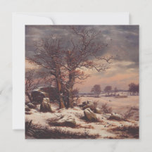 Vordingborg in Winter by J.C. Dahl Fine Art