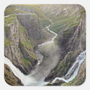Voringsfossen waterfall in Norway sticker