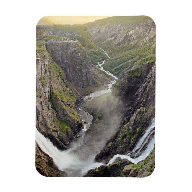 Voringsfossen waterfall in Norway vertical magnet (Vertical)