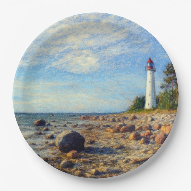 Vormsi Stillness Paper Plate (Front)