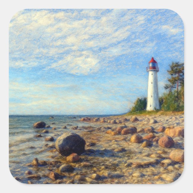 Vormsi Stillness Square Sticker (Front)